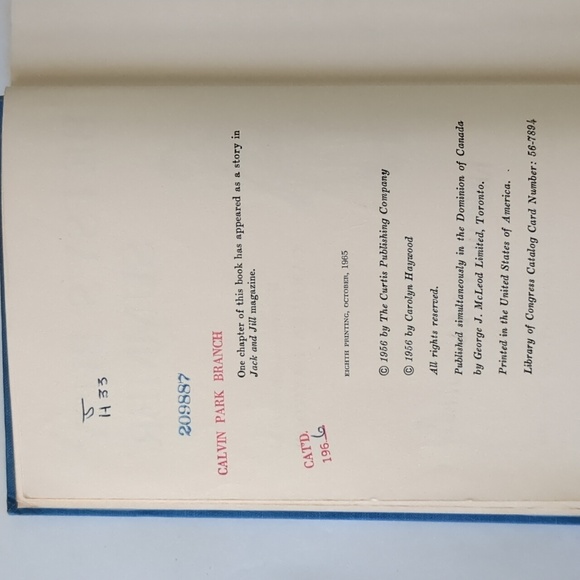 Betsy's Busy Summer - Carolyn Haywood - 1956 - Picture 11 of 13